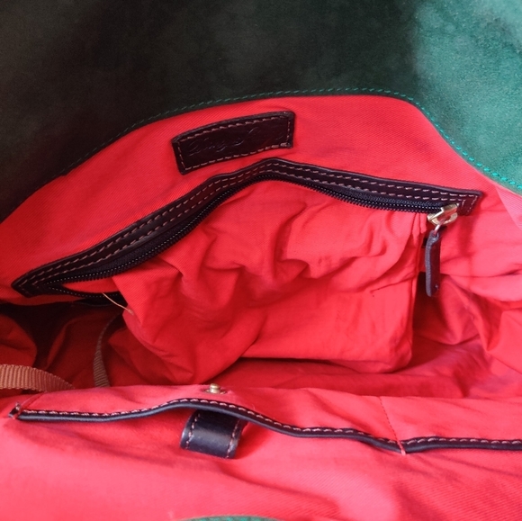 Dooney & Bourke Large Leather Satchel - Picture 4 of 5